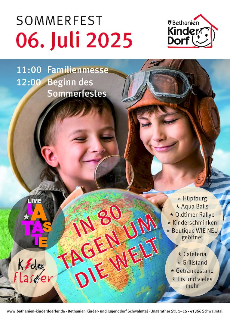 Sommerfest_2025_Flyer (c) Bethanien Kinderdorf