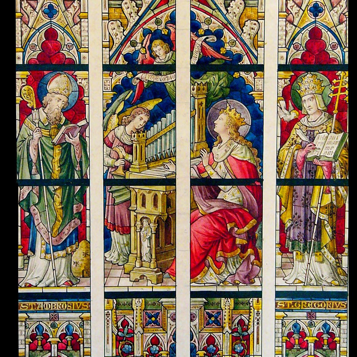 Cäcilienfenster Karl-Heinz Schroers