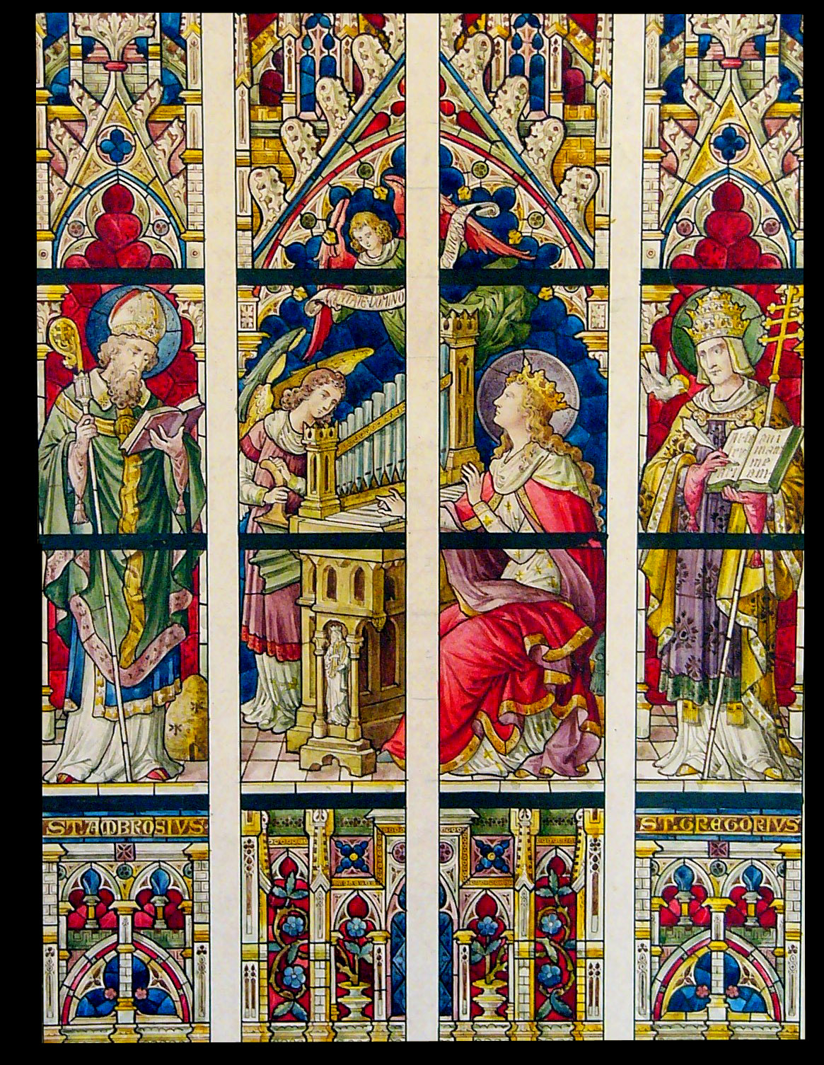 Cäcilienfenster Karl-Heinz Schroers