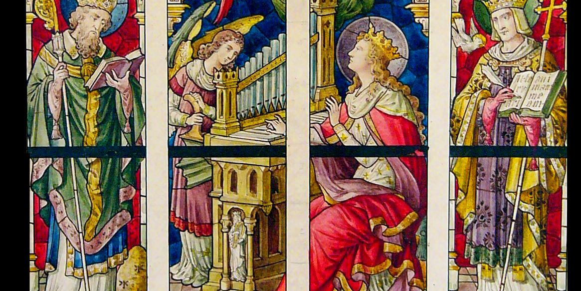 Cäcilienfenster Karl-Heinz Schroers