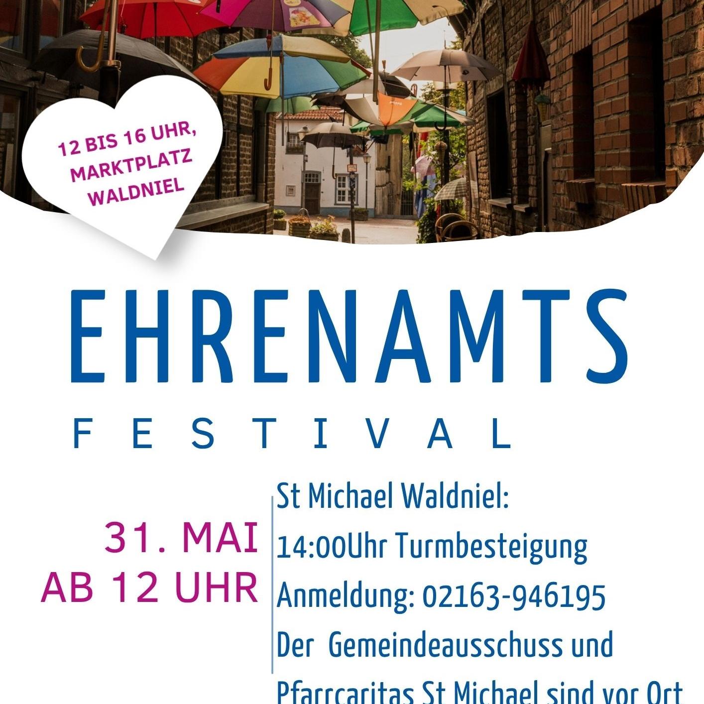 Plakat St. Michael Ehrenamtsfestival