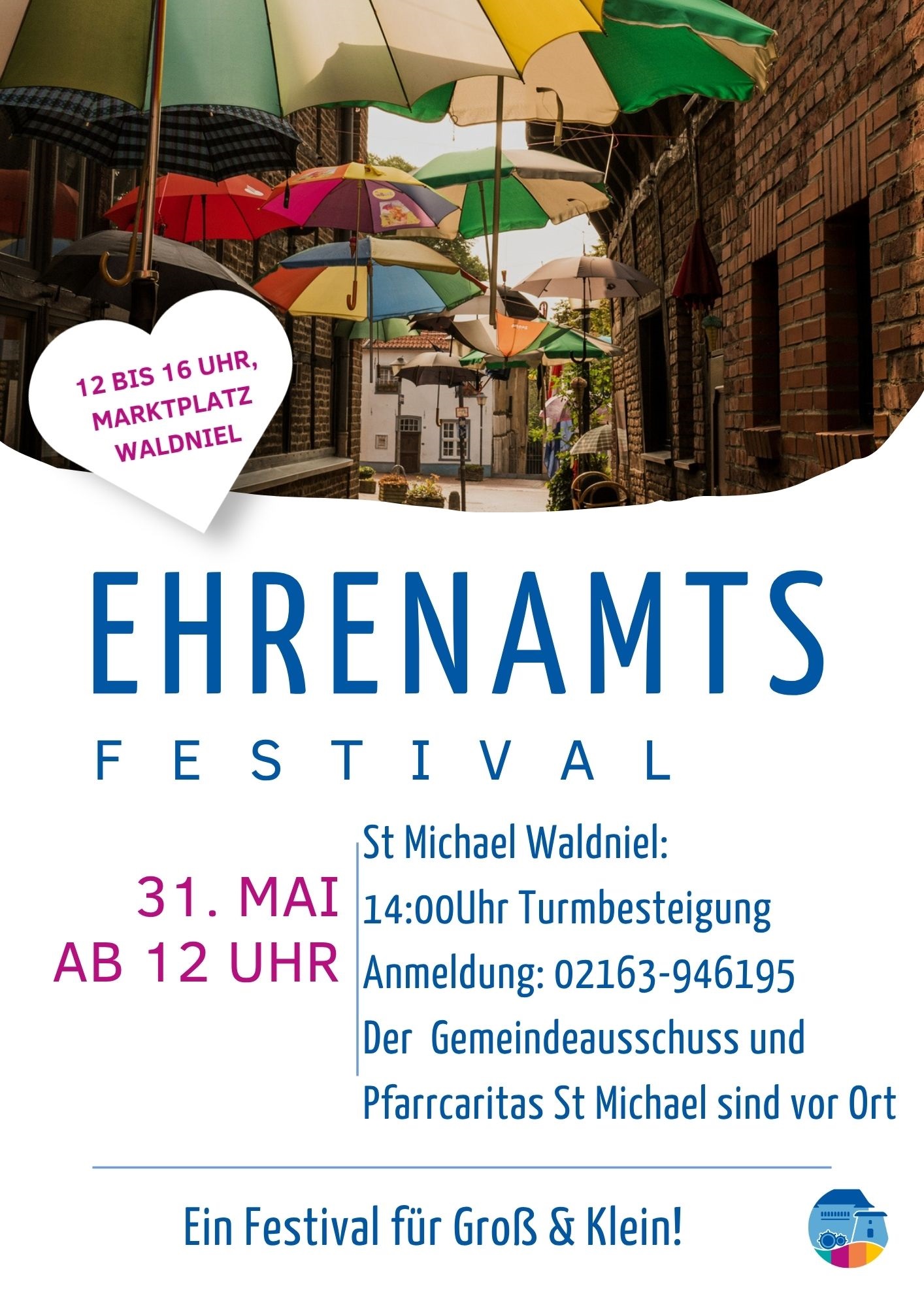 Plakat St. Michael Ehrenamtsfestival