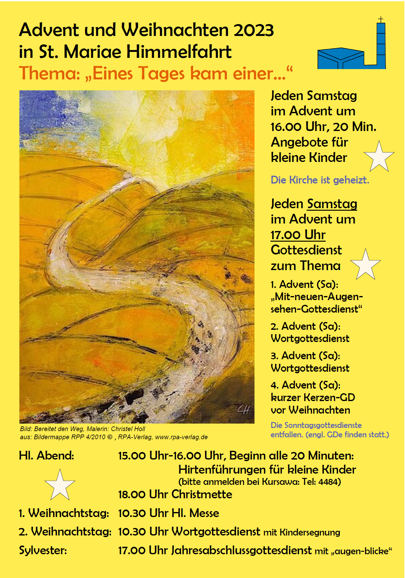 Advent Plakat (c) Paul Moll