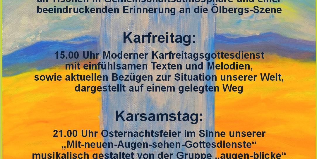 Kar- und Osterwoche in St. M. Himmelfahrt